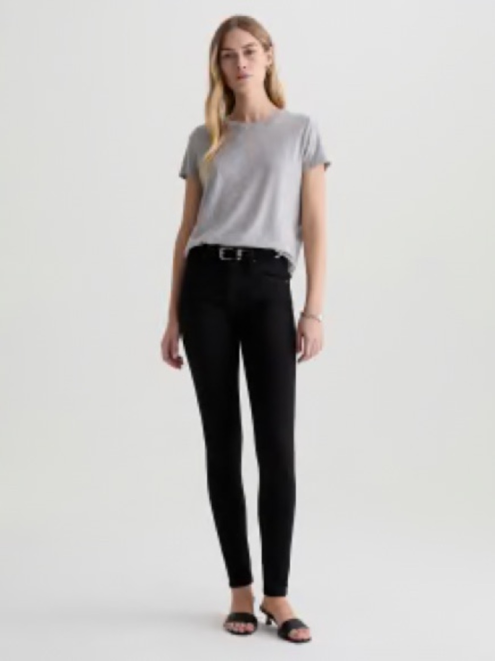 Adriano Goldschmied The Farrah Skinny High-Rise Skinny, Black